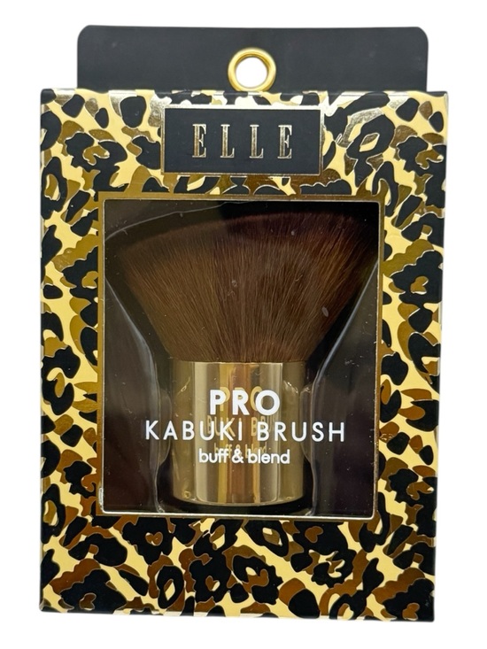 Elle Other - Elle Pro Kabuki Brush - Gold, Brown & Black Leopard